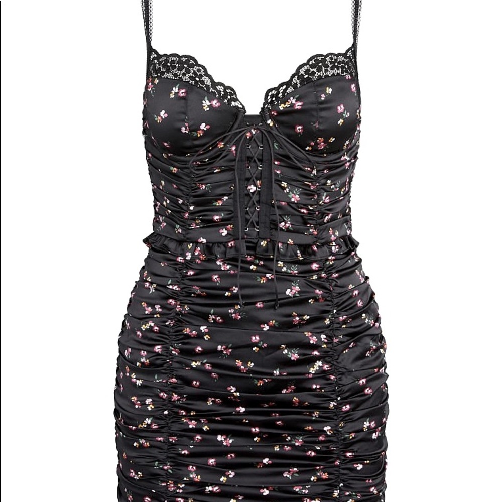 For Love and Lemons - Floral Mini Dress (X Large)